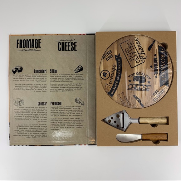 Sebastien & Groome Chef Series Hand-Crafted Cheese Serving Set - Picture 2 of 16